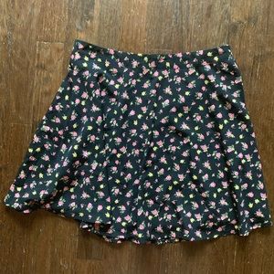 Forever 21 Floral Mini Skirt